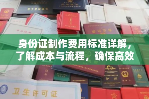 苏尼特右旗身份证制作费用标准详解，了解成本与流程，确保高效办理