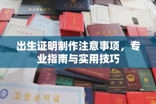 苏尼特右旗出生证明制作注意事项，专业指南与实用技巧
