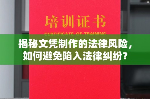 苏尼特右旗揭秘文凭制作的法律风险，如何避免陷入法律纠纷？