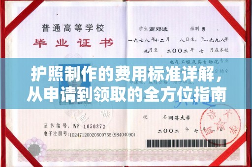 苏尼特右旗护照制作的费用标准详解，从申请到领取的全方位指南