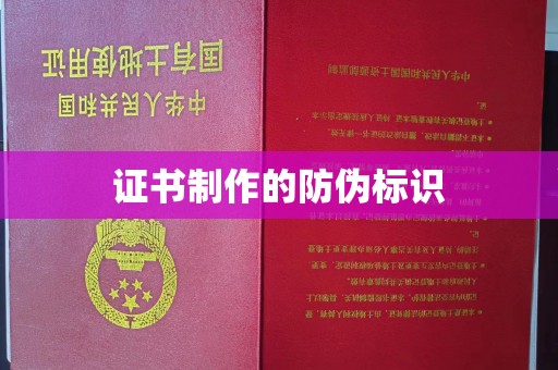 苏尼特右旗证书制作的防伪标识