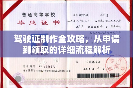 苏尼特右旗驾驶证制作全攻略，从申请到领取的详细流程解析