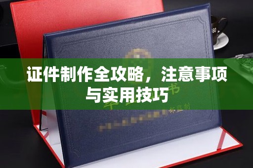 苏尼特右旗证件制作全攻略，注意事项与实用技巧